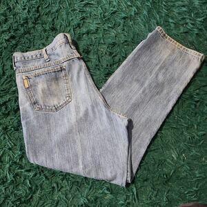 Cinch Light Wash Denim Jeans Western Cowboy Workwear Straight Leg 40x32